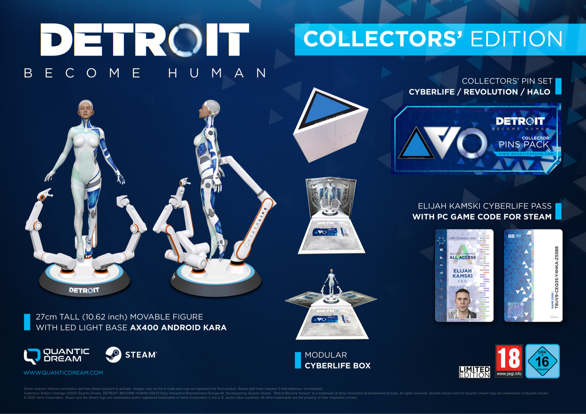 Detroit: Become Human - Collector's Edition (PC)Quantic Dream