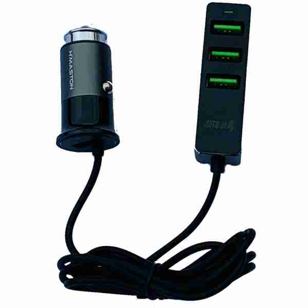 Avto adapter 12/24v LDNIO C61 1USB Quick Charge + 3 USB 35WLdnio