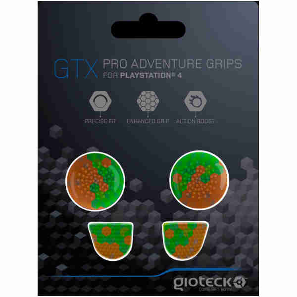 GIOTECK - GTX PRO ADVENTURE GRIPS za PS4 - maskirno rjavo zelene barveGioteck