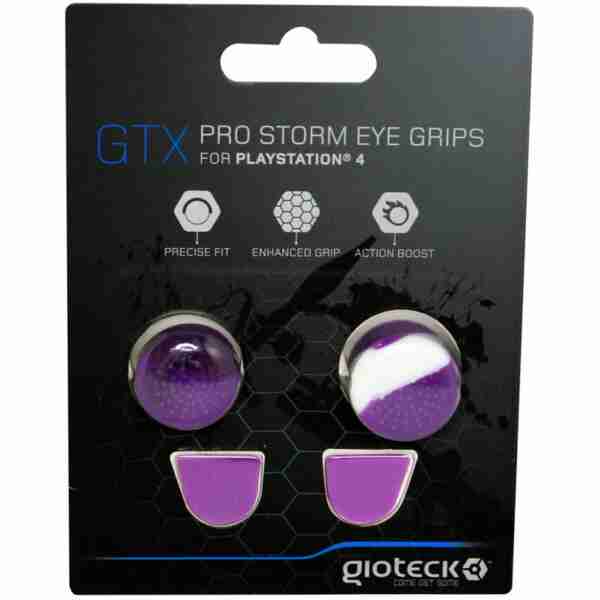 GIOTECK - GTX PRO STORM EYE GRIPS MULT za PS4 - maskirno vijolične barveGioteck