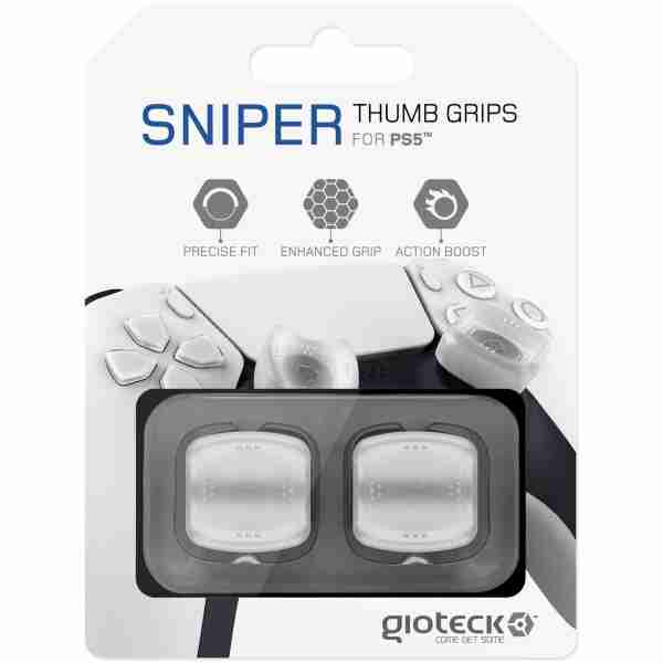GIOTECK THUMB GRIPS SNIPER za PS5 - bele barveGIOTECK