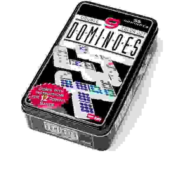 Domino v kovinski škatli 55kos
