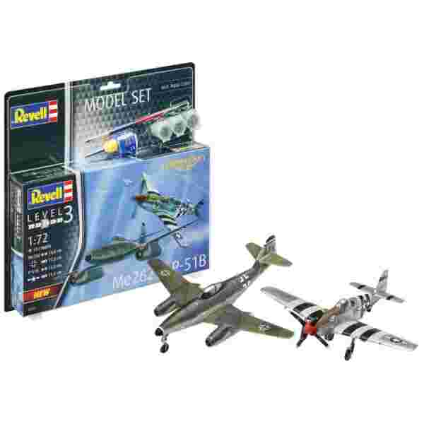 Model Set Combat Set Me262 & P-51B - 6050