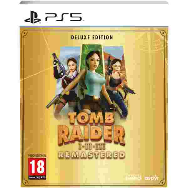 Tomb Raider I-III Remastered Starring Lara Croft - Deluxe Edition (Playstation 5)