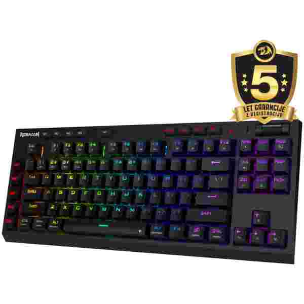 REDRAGON VISHNU PRO K596RGB-PRO WIRED & 2.4G & BT RED SWITCH TIPKOVNICA