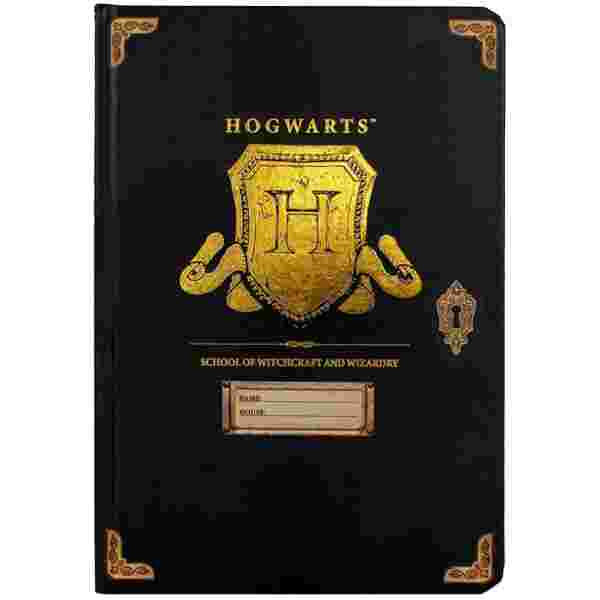 BLUE SKY HARRY POTTER A5 CASEBOUND NOTEBOOK - HOGWARTS SHIELD BELEŽNICA