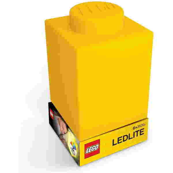 LEGO SILCONE LED NIGHTLIGHT YELLOW NOČNA LUČKA