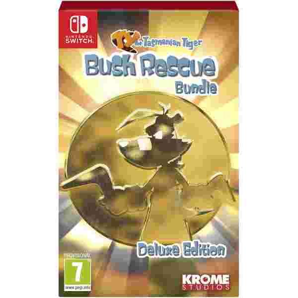 Ty The Tasmanian Tiger Hd: Bush Rescue Bundle - Deluxe Edition (Nintendo Switch)