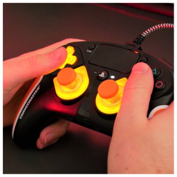 THRUSTMASTER ESWAP X LED ORANGE CRYSTAL PACK WW VERSION - Image 2