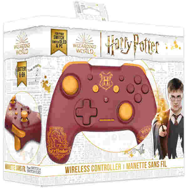 OFFICIAL HARRY POTTER - BREZŽIČNI SWITCH KONTROLER - GRYFFINDOR – RDEČE BARVE - Image 4