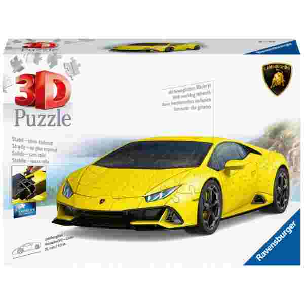 Sestavljanka 3D Lamborg.Huracán EVO-Giallo 108d