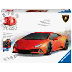 Sestavljanka 3D Puzzle Lamborghini Huracán EVO - Arancio 108d