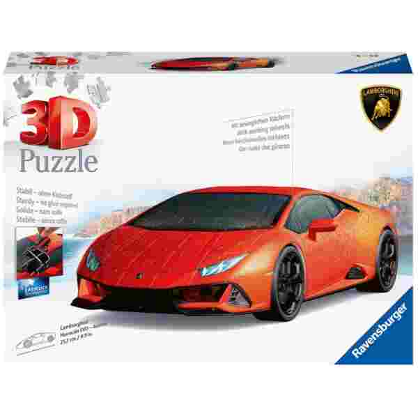 Sestavljanka 3D Puzzle Lamborghini Huracán EVO - Arancio 108d