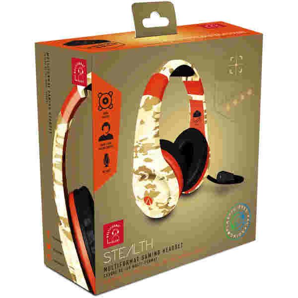 SLUŠALKE STEALTH WARRIOR STEREO GAMING HEADSET MULTIFORMAT