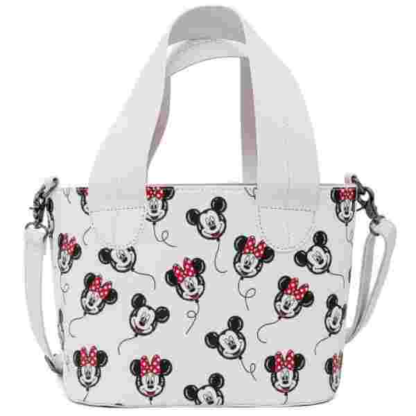 LOUNGEFLY DISNEY MICKEY-MINNIE BALLOONS AOP ROČNA TORBICA