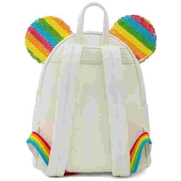 LOUNGEFLY DISNEY SEQUIN RAINBOW MINNIE MINI NAHRBTNIK - Image 3