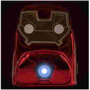 LOUNGEFLY MARVEL IRONMAN LIGHT-UP MINI NAHRBTNIK - Image 2
