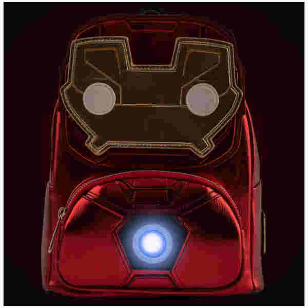 LOUNGEFLY MARVEL IRONMAN LIGHT-UP MINI NAHRBTNIK - Image 2