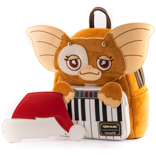 LOUNGEFLY GREMLINS GIZMO HOLIDAY COSPLAY W REMOVABLE HAT MINI NAHRBTNIK - Image 2