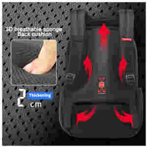 TIGERNU TITAN NAHRBTNIK ZA PRENOSNI RAČUNALNIK 15.6" ČRN - Image 3