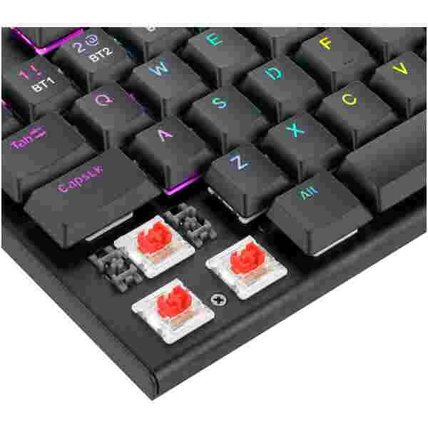 REDRAGON HORUS PRO K618RGB-PRO WIRED & 2.4G & BT RED SWITCH TIPKOVNICA - Image 3