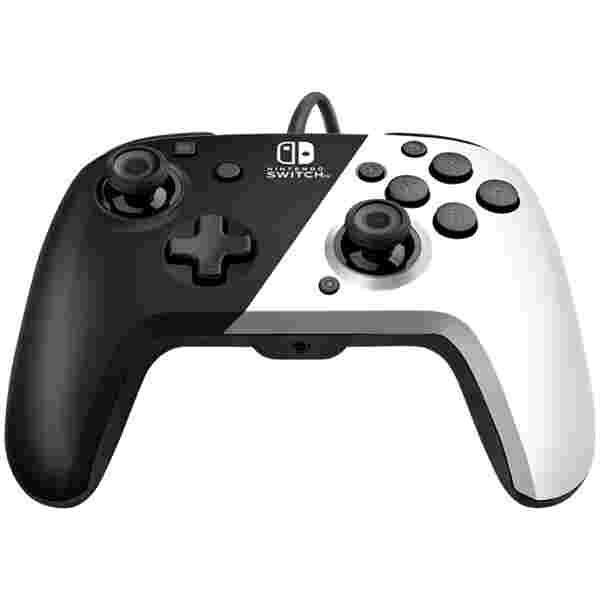 PDP NINTENDO SWITCH ŽIČNI KONTROLER FACEOFF DELUXE - BLACK & WHITE - Image 2