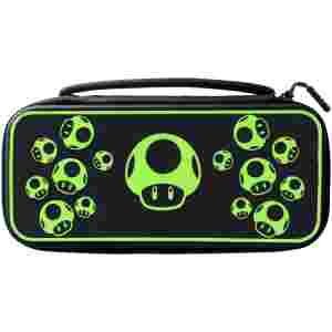 PDP NINTENDO SWITCH TRAVEL CASE PLUS - 1-UP GLOW IN THE DARK