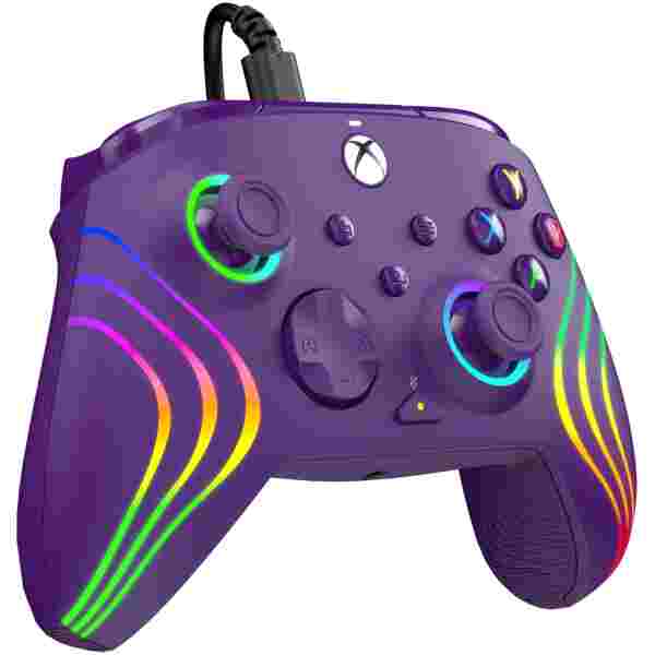 PDP XBOX ŽIČNI KONTROLER AFTERGLOW WAVE PURPLE - Image 3