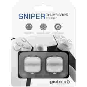 GIOTECK THUMB GRIPS SNIPER za PS5 - bele barve