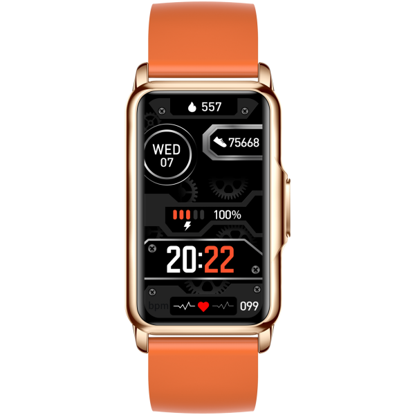 MOYE KRONOS FIT BUDDY SMART BAND - ORANŽNE BARVE