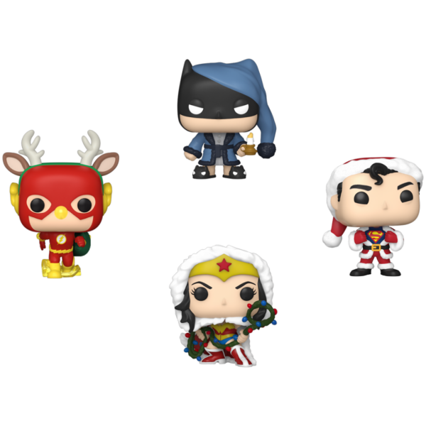 FUNKO POCKET POP: DC HOLIDAY - TREE HOLIDAY BOX 4-PACK - Image 2