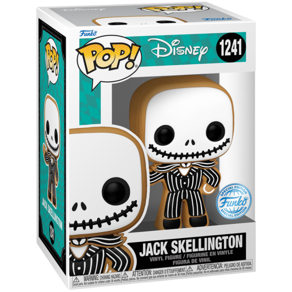 FUNKO POP DISNEY: NIGHTMARE BEFORE CHRISTMAS - JACK (GINGERBREAD)(SP)