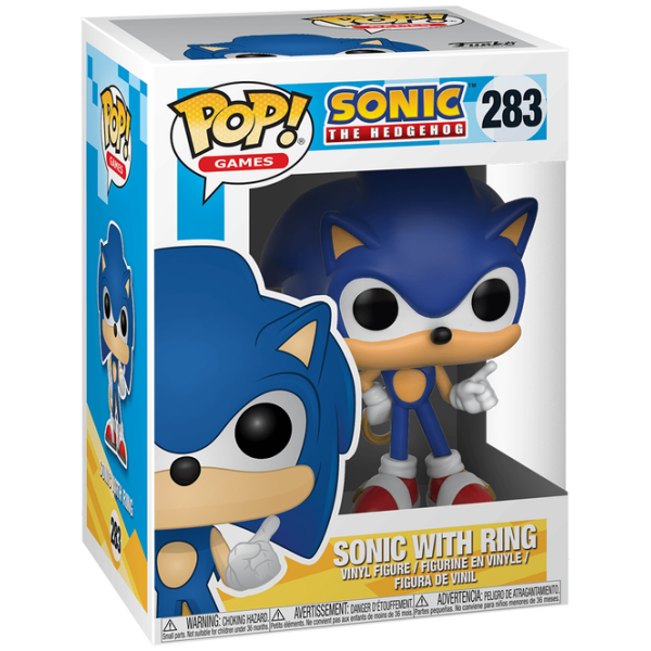 FUNKO POP GAMES: SONIC - SONIC W/ RING - Image 2