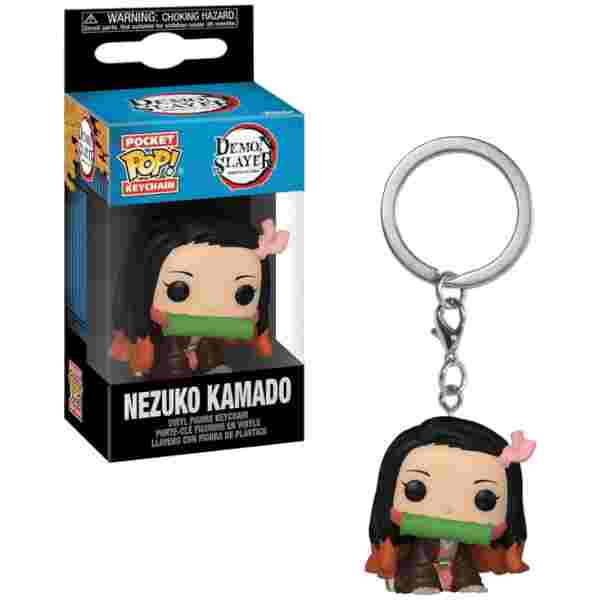 FUNKO POP KEYCHAIN: DEMON SLAYER - NEZUKO - Image 3