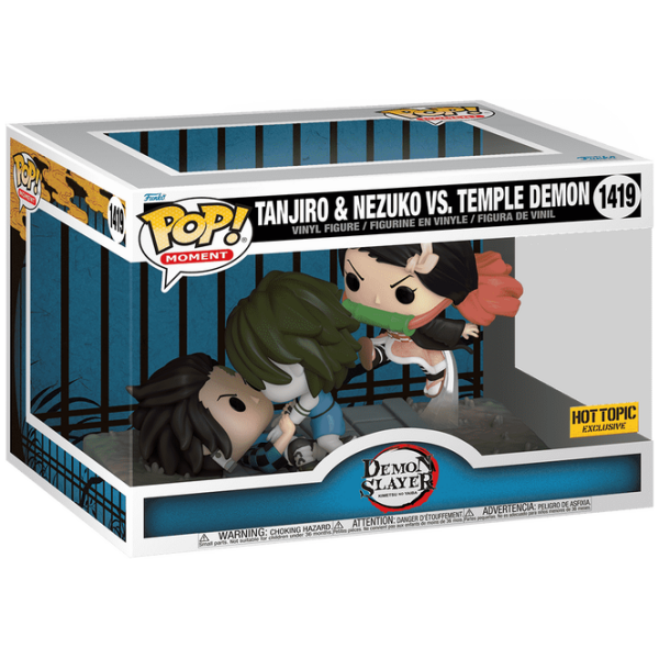 FUNKO POP MOMENTS: DEMON SLAYER - TANJIRO & NEZUKO VS. TEMPLE DEMON - Image 2