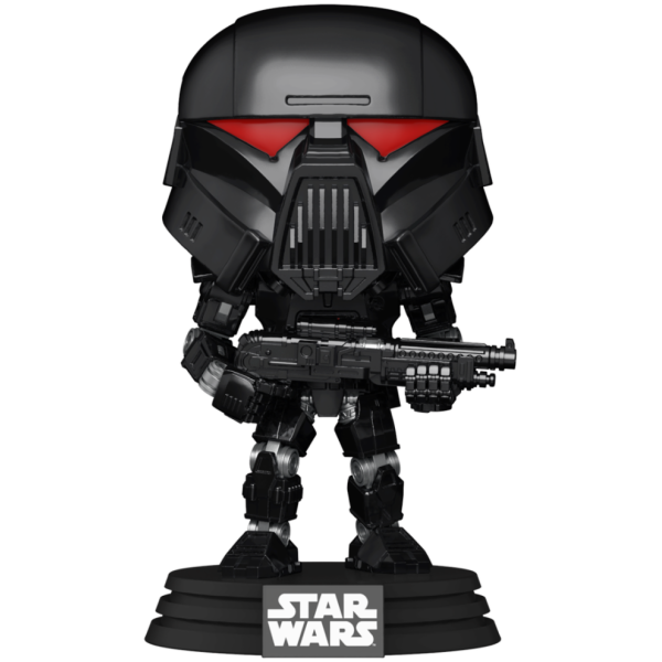 FUNKO POP STAR WARS: MANDALORIAN - DARK TROOPER (BATTLE) - Image 2