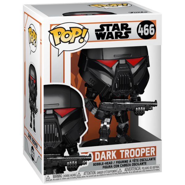 FUNKO POP STAR WARS: MANDALORIAN - DARK TROOPER (BATTLE)