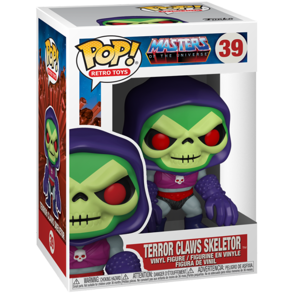 FUNKO POP VINYL: MOTU - SKELETOR W/ TERROR CLAWS - Image 2