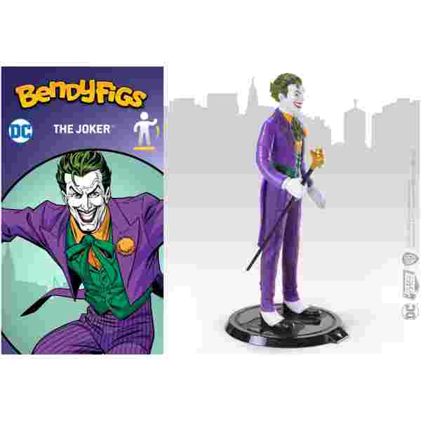 NOBLE COLLECTION - DC - BENDYFIGS - JOKER (COMICS) FIGURA - Image 3