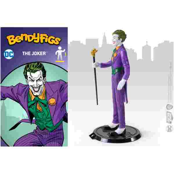 NOBLE COLLECTION - DC - BENDYFIGS - JOKER (COMICS) FIGURA - Image 4