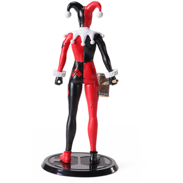 NOBLE COLLECTION DC - SS - HARLEY QUINN JESTER BENDYFIG - Image 2