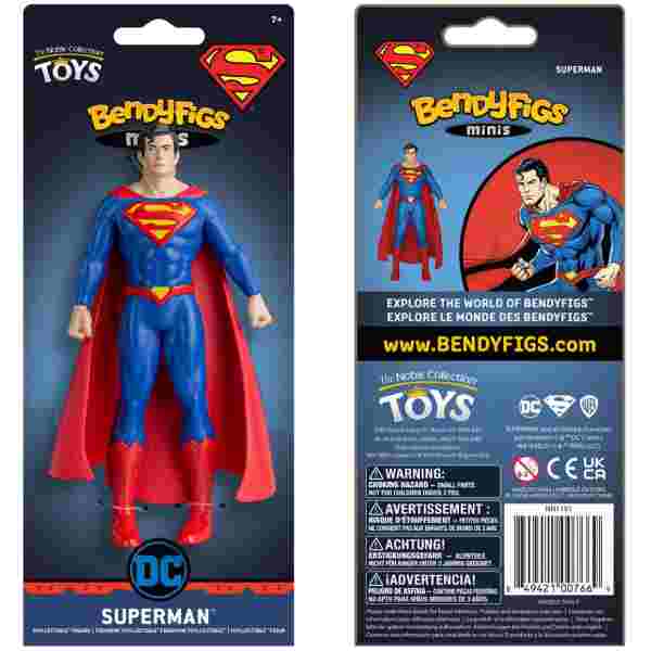 NOBLE COLLECTION DC - SUPERMAN C - SUPERMAN MINI BENDYFIG - Image 2