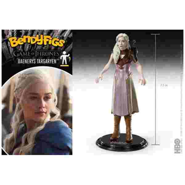 NOBLE COLLECTION - GAME OF THRONES - DAENERYS TARGARYEN BENDYFIG - Image 2