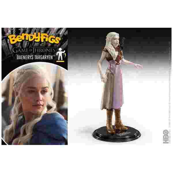 NOBLE COLLECTION - GAME OF THRONES - DAENERYS TARGARYEN BENDYFIG - Image 4