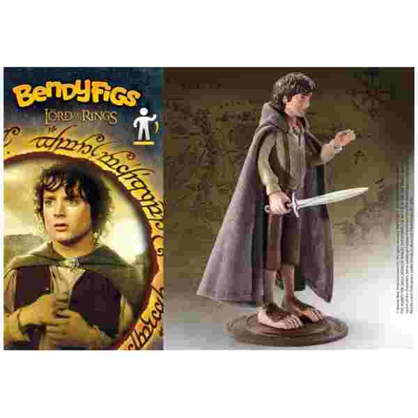 NOBLE COLLECTION - LORD OF THE RINGS - BENDYFIGS - FRODO BAGGINS FIGURA - Image 2