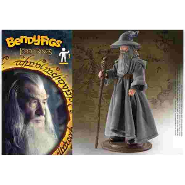 NOBLE COLLECTION - LORD OF THE RINGS - BENDYFIGS - GANDALF FIGURA - Image 4