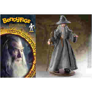 NOBLE COLLECTION - LORD OF THE RINGS - BENDYFIGS - GANDALF FIGURA