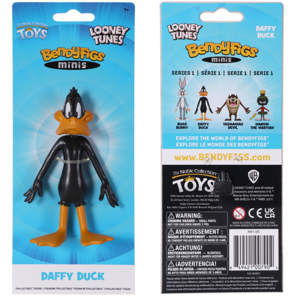 NOBLE COLLECTION WB - LT - DAFFY MINI BENDYFIG - Image 2