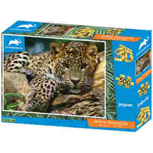 Sestavljanka 3D - Jaguar 500 kos 61x46cm Animal planet