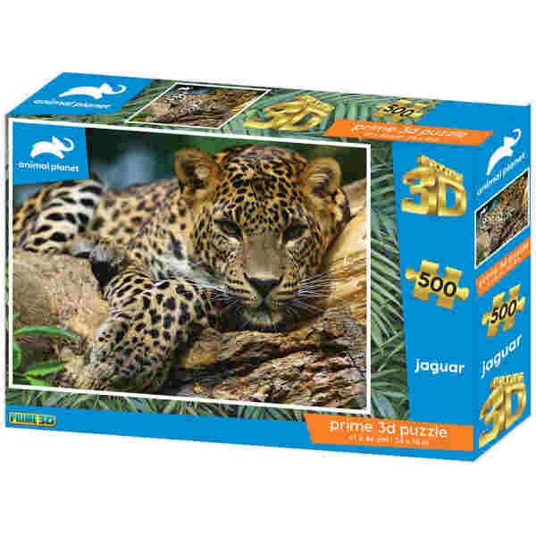 Sestavljanka 3D - Jaguar 500 kos 61x46cm Animal planet